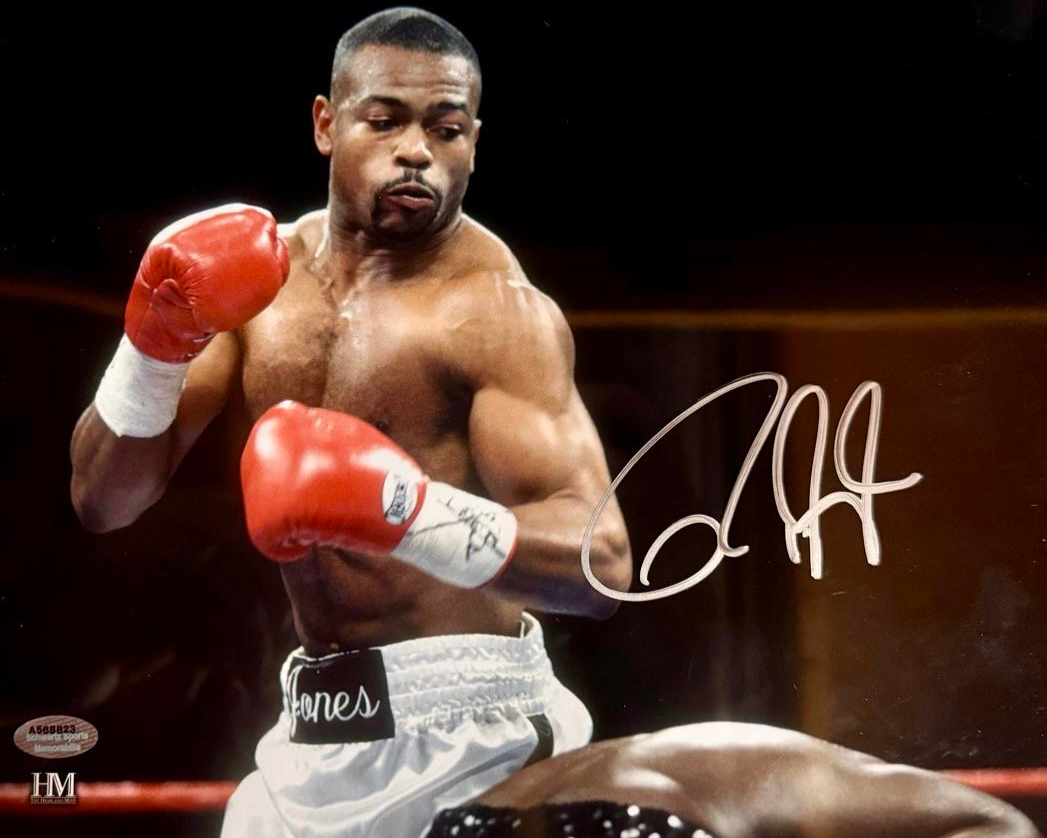 Roy Jones Jr. Signed 8x10 Photo - Schwartz COA